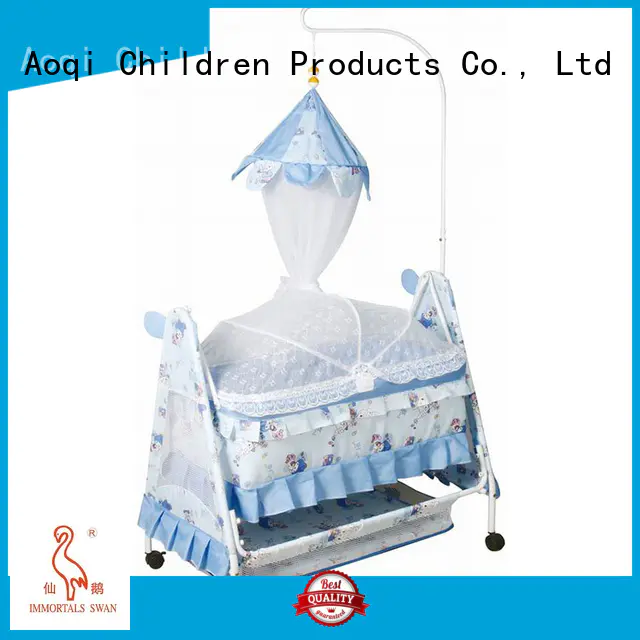 Aoqi Brand high quality basket hot sale custom baby cots and cribs