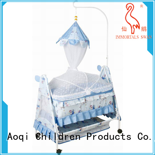 Aoqi round shape where to buy baby cribs customized for babys room