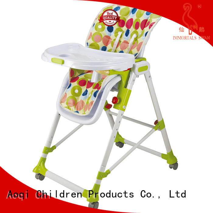 designed metal stable high chair price Aoqi manufacture