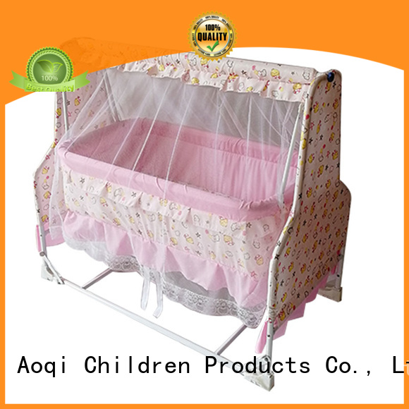 Aoqi wooden baby crib online series for household