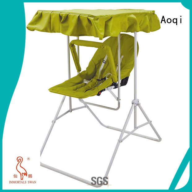 Aoqi Brand metal toys musical custom baby swing chair online