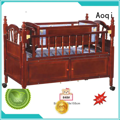 Aoqi baby bed with drawers manufacturer for bedroom