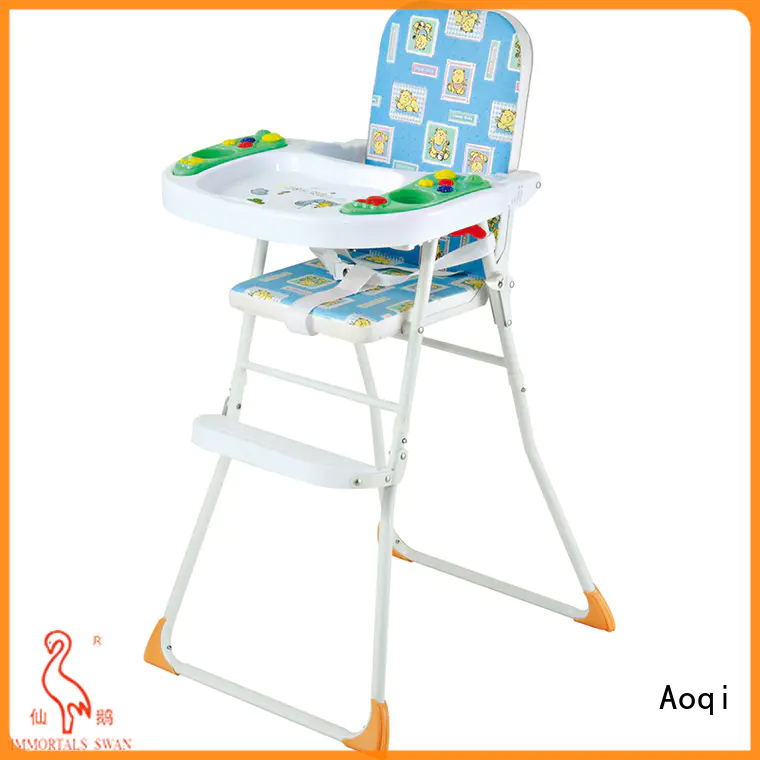 Aoqi plastic adjustable high chair for babies manufacturer for livingroom