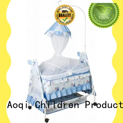 Aoqi wooden baby crib online series for babys room