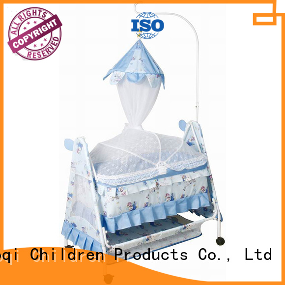 Aoqi multifunction baby sleeping cradle swing manufacturer for bedroom