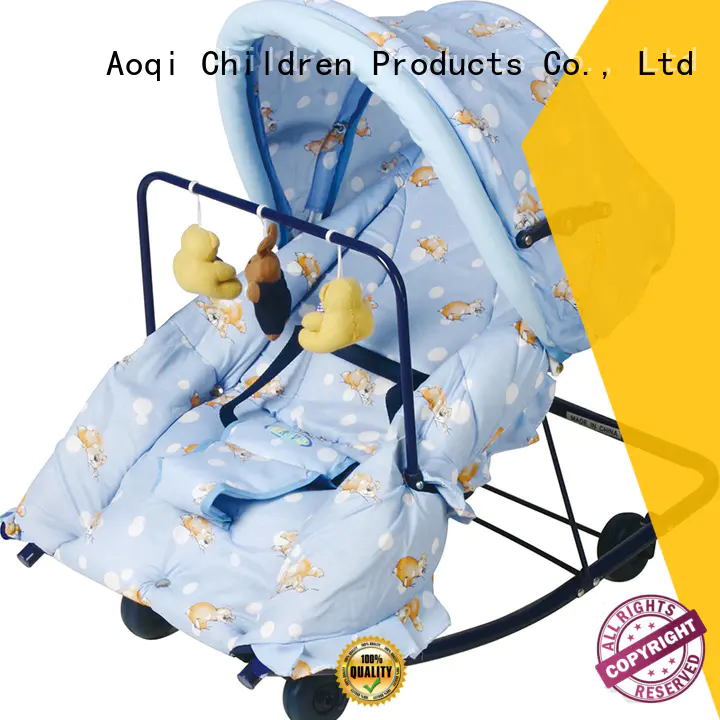 Aoqi musical baby bouncer and rocker born for infant