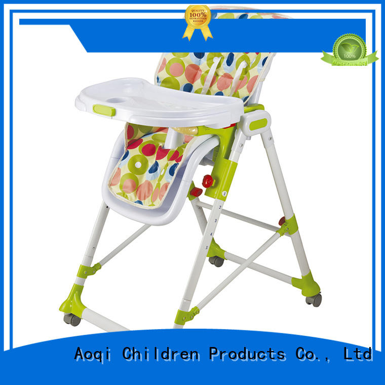 adjustable child high chair removable portable Aoqi company