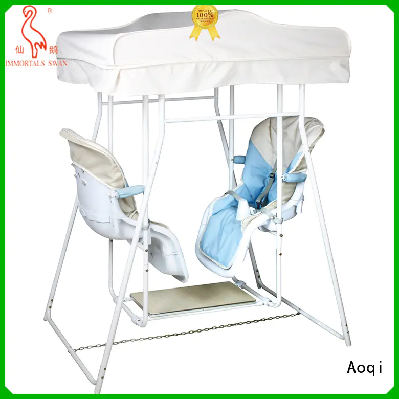 stable toys double Aoqi Brand cheap baby swings for sale supplier