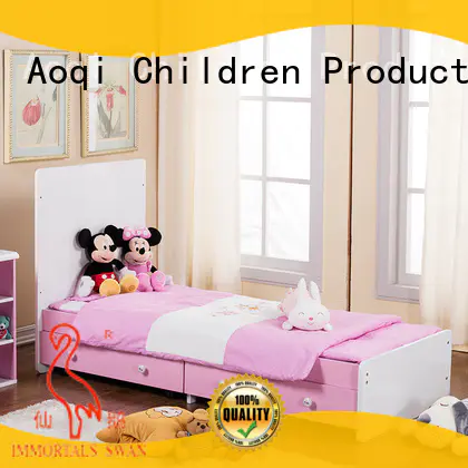 Aoqi wooden electric baby swing bed for bedroom