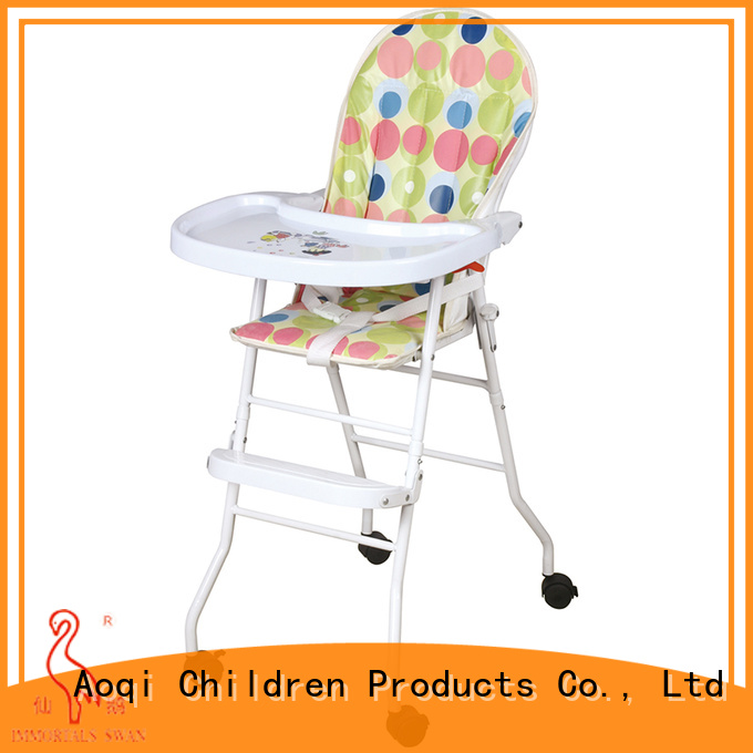 Aoqi portable child high chair directly sale for infant