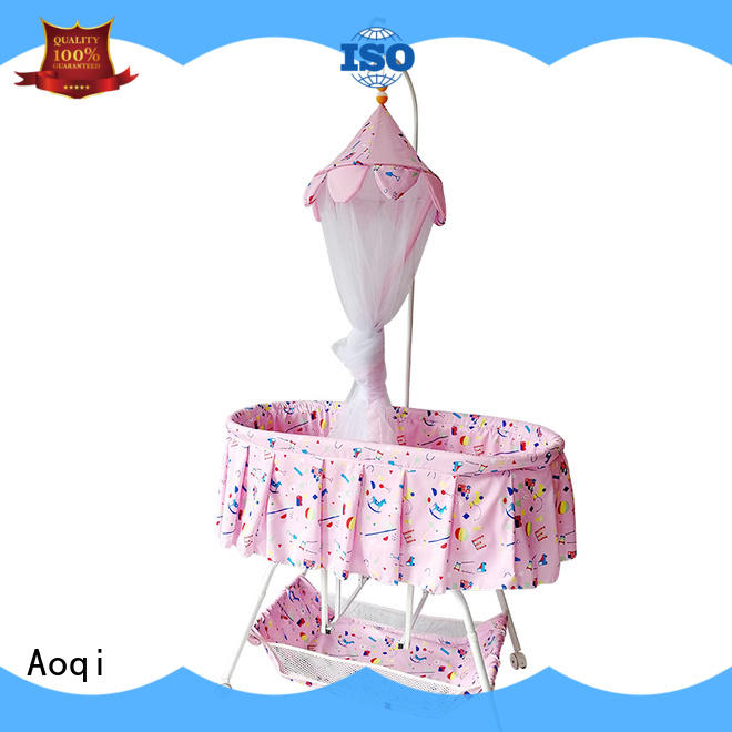 Aoqi portable baby crib cheap price for household