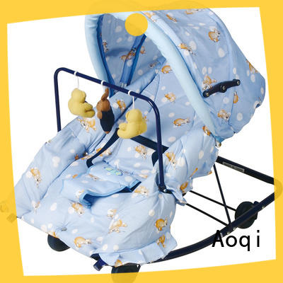 Aoqi swing baby boy bouncer chair factory price for toddler