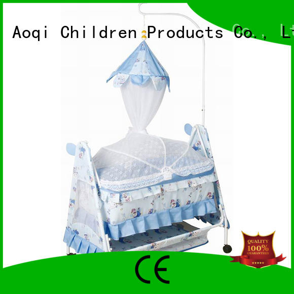portable baby crib online comfortable Aoqi company