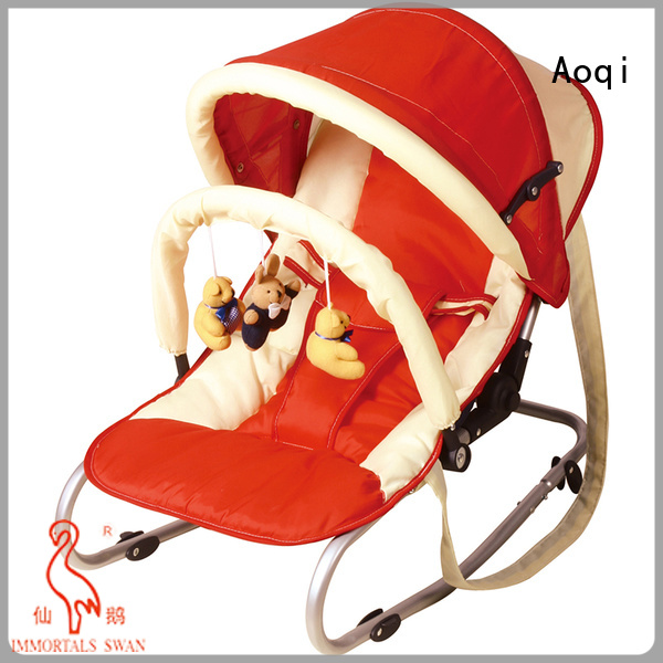 Aoqi professional baby bouncer with music factory price for infant