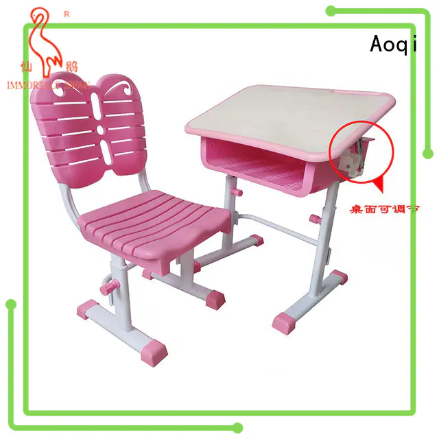 Aoqi elegant study table with chair for child design for household
