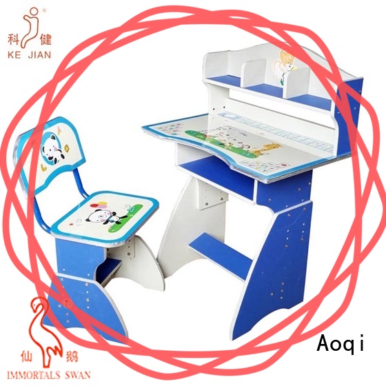 Aoqi quality study table and chair set design for study