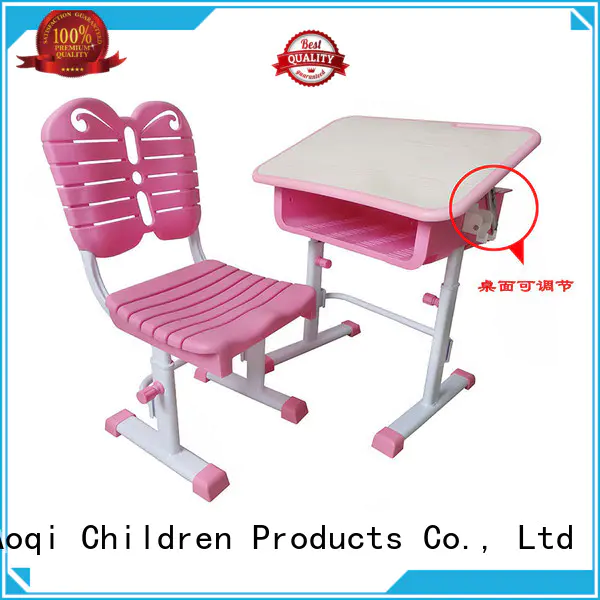 preschool baby study table chair set design for study Aoqi
