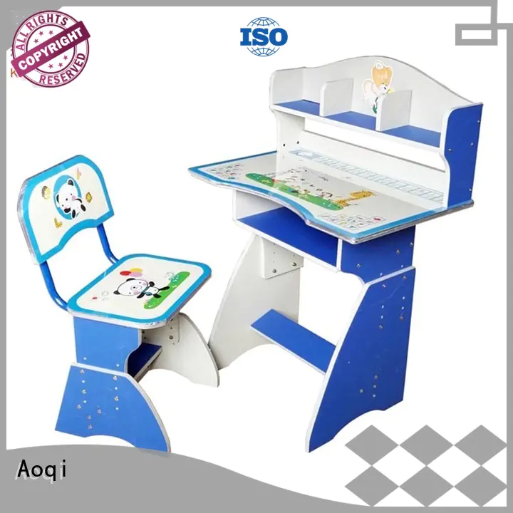Aoqi sturdy study table and chair for students design for household