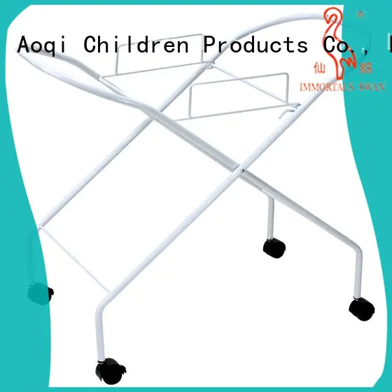 Aoqi blue baby bath and stand set personalized for kchildren