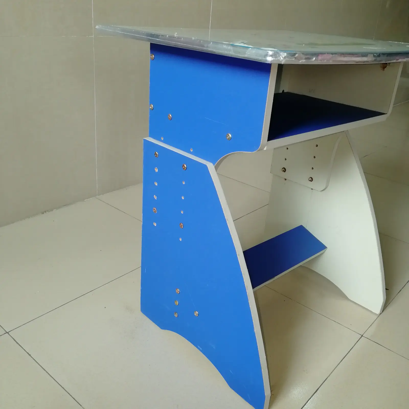 kids study table and chair set metal affordable high quality Aoqi Brand company