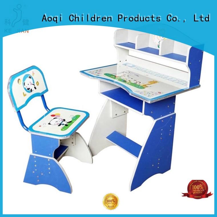 Aoqi excellent children's study table and chair with good price for home