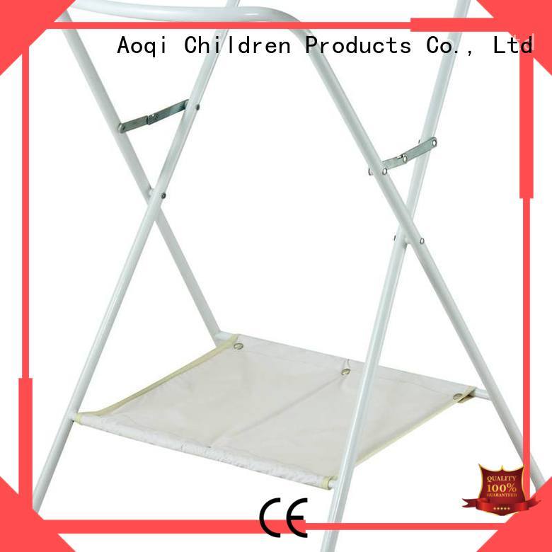 Wholesale high quality folding baby bath stand metal Aoqi Brand