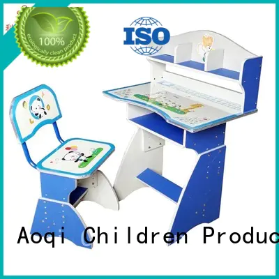 Custom table stable children's study table and chair Aoqi kids