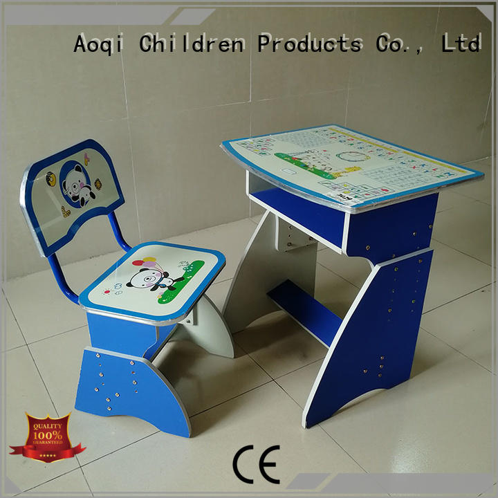 Aoqi stable study table with chair for child factory for study
