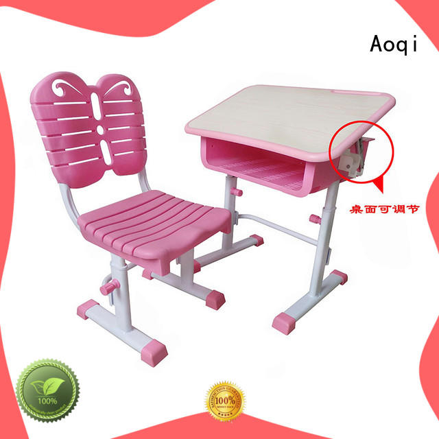 Aoqi preschool study table and chair set design for household