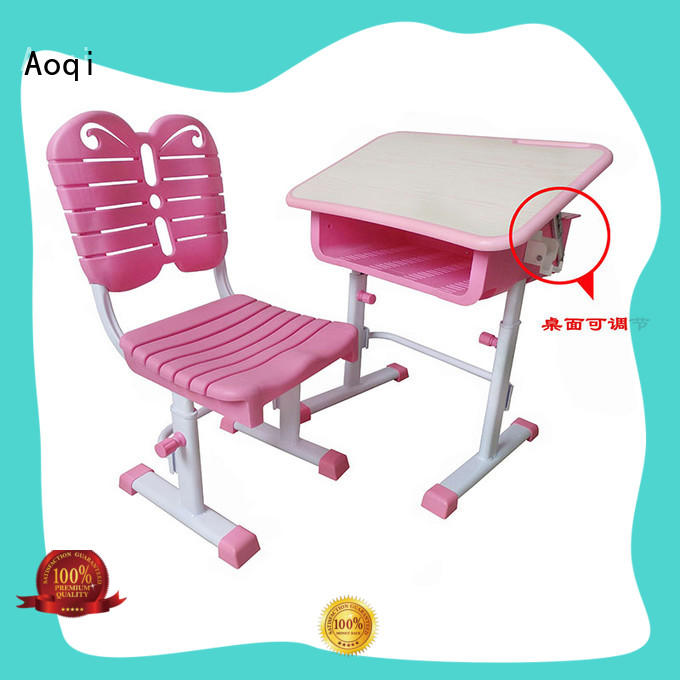 study table with chair for child with good price for household Aoqi