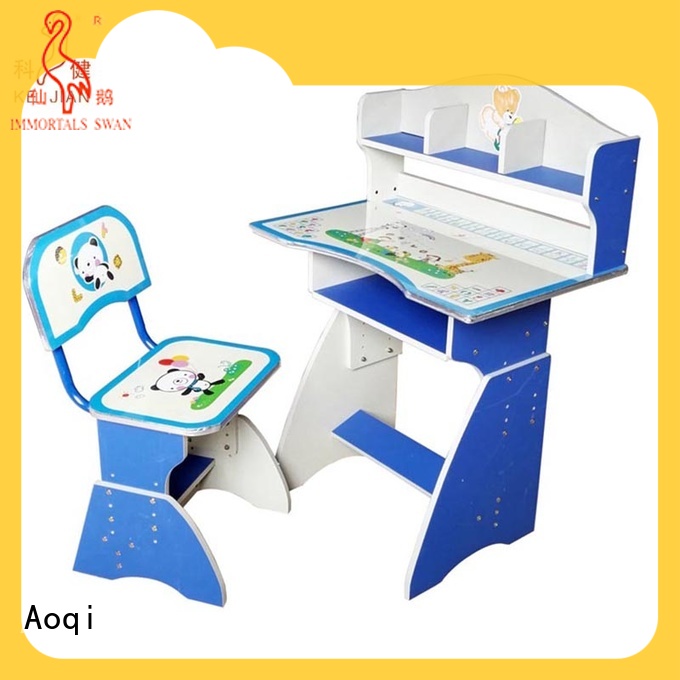 sturdy youth desk and chair set factory for home